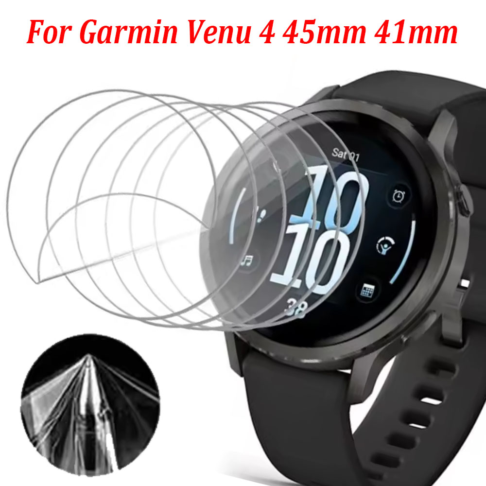 Garmin Smartwatch Accessories - 1-3 قطعة حامي الشاشة الناعمة للغارمين
